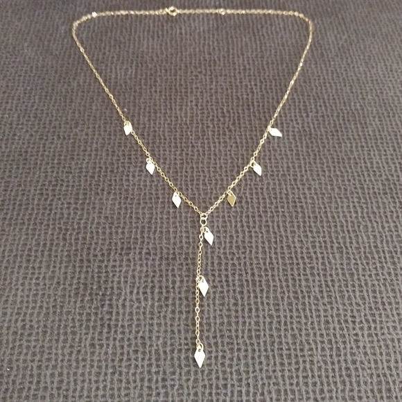 Choker style necklace with diamond♦ shaped accents - Picture 9 of 11